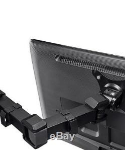 10 to 30 Quad 4 Screens LCD Monitor Desk Mount Stand /w Articulating Arms