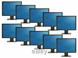 10 x Dell 19 Flat Screen VGA LCD Monitors With Stand Grade-A (Various Model)