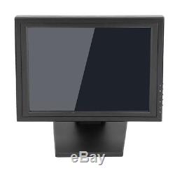 12inch TFT VGA Touch Screen LCD Monitor POS Stand Restaurant Pub Karaok RetailV