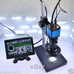14MP HDMI Industrie Mikroskop Kamera + Standplatz Ring Lampen LCD Monitor