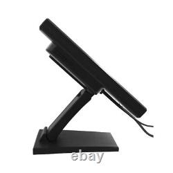 15LCD VGA Touch Screen Monitor USB POS Stand For Restaurant Pub Bar Retail