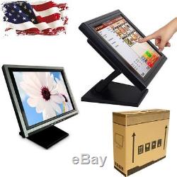 15/17'' inch Touchscreen LCD VGA POS Touch Screen Monitor Stand Retail Kiosk