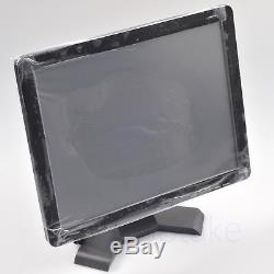 15 Inch Touch Screen Tilt Stand TFT LCD VGA Monitor Display Fold Stand For POS