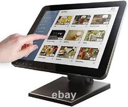 15 Inch VGA LED Display Capacitive Backlit LCD Touch Screen Monitor POS w Stand