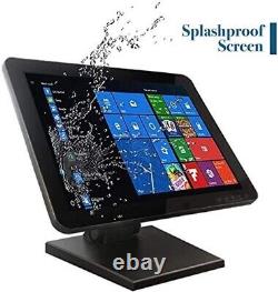 15 Inch VGA LED Display Capacitive Backlit LCD Touch Screen Monitor POS w Stand