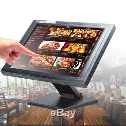 15 LCD VGA Touch Screen LED Monitor USB Retail EPOS Stand Restaurant Takeaway