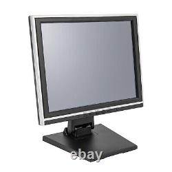 15 LCD VGA Touch Screen Monitor Computer Monitor Screen Display+POS Stand US