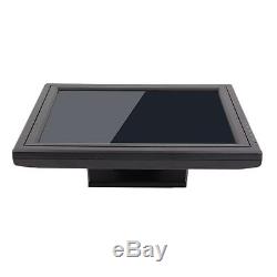 15 Lcd Touch Screen LED Monitor withPOS Stand USB Restaurant Retail Bar Pub 2018