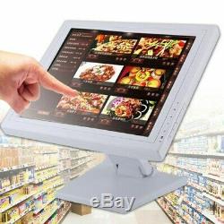 15 Lcd Touch Screen LED Monitor withPOS Stand USB Restaurant Retail Bar Pub 2019