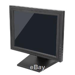 15 Lcd Touch Screen LED Monitor withPOS Stand USB Restaurant Retail Bar Pub RE