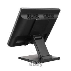 15 Touch Screen LCD Display Monitor, POS Stand VGA LCD Touch Screen Monitor HD