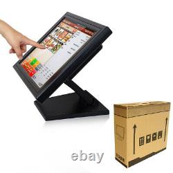 15'' Touch Screen Monitor LCD VGA POS Display for Restaurant+POS Stand 1024x768