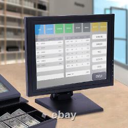 15 Touch Screen Monitor VGA 4wire resistive touchscreen 1024×768 Restaurant LCD