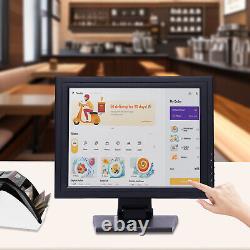 15 Touch Screen Monitor VGA 4wire resistive touchscreen 1024×768 Restaurant LCD