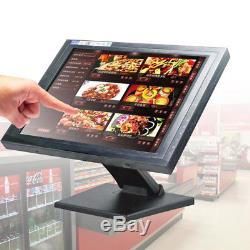 15 inch Stand Touch Screen LCD POS TFT Monitor Kiosk Restaurant Cafe Bar Retail