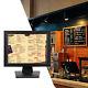 15 inch TFT VGA Touch Screen LCD Monitor POS Stand Restaurant Pub Karaok Retail
