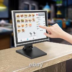 15 inches Touch Screen LCD Display Monitor Touch Screen Cash Register With Stand
