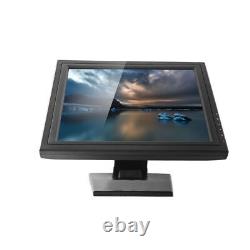17 POS LCD Monitor Touch Screen with Multi-Position POS stand for Retail Kiosk