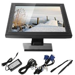 17 Touch Screen LED LCD Monitor Display USB withMulti-Position POS stand VOD Syst