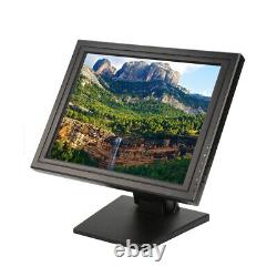 17 Touch Screen LED LCD Monitor Display USB withMulti-Position POS stand VOD Syst