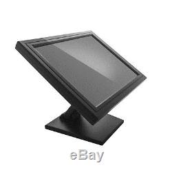 17 inch 4-wire Resistive Touchscreen LCD VGA Touch Screen Monitor USB POS Stand