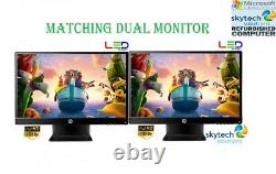 24 Dual Monitor & STAND Cheap Gaming Monitor VGA TFT LCD Office Laptop Computer