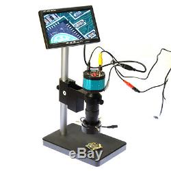 2.0MP HD 2in1 Industry Digital Microscope Camera with Table Stand 7 LCD Monitor