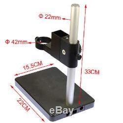 2.0mp Hd Industry Microscope Camera+180x C-mount Lens Table Stand 7 LCD Monitor