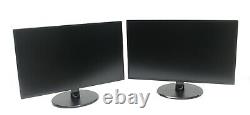 2 Planar PXN2770MW 27 LED-backlit LCD monitor FHD 1920x1080 with stands & Cables