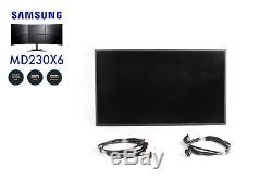 (2) Samsung MD230 23 1080p Full HD Widescreen Dual Multi Display Monitor Stand