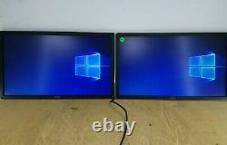 2x DELL P2214HB 22 INCH LCD MONITOR WithDISPLAY PORT CORD