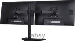 2x HP ProDisplay P240va 24inch FHD LCD Widescreen Monitor With Dual Stand +HDMI