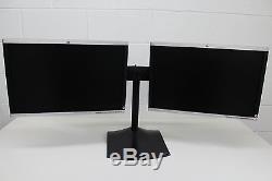 2x LA2205x Grade A LCD Monitors with Ergotron Dual Monitor Stand