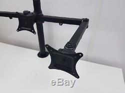3 Way Computer/PC Monitor Clamp/Stand with 2 x 21.5 LED LCD Monitors