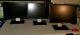 3x Dell UltraSharp U2410 24 Widescreen LCD Dell with Ergotech Monitor Stand