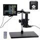 41MP Microscope Camera HDMI 1080P Stand Kit with 8 LCD Monitor 180X Lens+Light