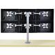 6 LCD Monitor Desk Mount Stand Heavy Duty Fully Adjustable 6 Screens up to 24