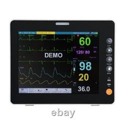 8in Signs Monitor Stand Patient 6 Parameter Touchscreen Portable