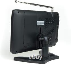 9 1080P Portable TV LCD Monitor Rechargeable Battery Powered Wireless Capabilit