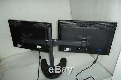 ACER 22 V223W V223WL V226WL Widescreen Dual Monitor VGA DVI 1680x1050 withStand
