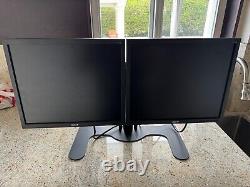 ACER V173 LCD Double Monitor 17 inch with heavy duty dual monitor stand