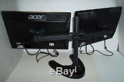ACER V223W V223WL V226WL 22 Widescreen Dual Monitor VGA DVI 1680x1050 withStand