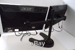 ACER V223W V223WL V226WL 22 Widescreen Dual Monitor VGA DVI 1680x1050 withStand