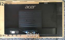 Acer 32 Widescreen IPS LCD Monitor Black Missing A Stand. Can Be Mounted
