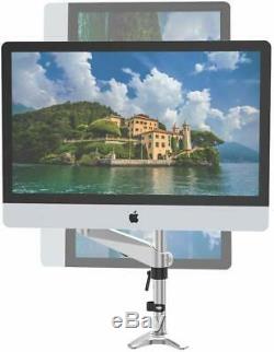 Adjustable Single Monitor Stand Arm Desk VESA Mount & Clamp for LCD LED Screens