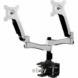 Amer Mounts Dual Articulating Monitor Arm. Supports Two 15-26 Lcd/led Flat