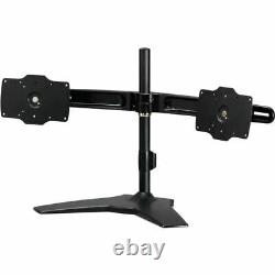 Amer Mounts Stand Based Dual Monitor Mount for two 24-32 LCD-LED Flat Panel Sc