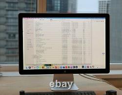 Apple 24 LCD Led Hd Monitor Cinema Display (a1267) And Stand