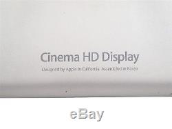 Apple 30 Cinema Display A1083 Widescreen 2560x1600 No AC Adapter or Stand