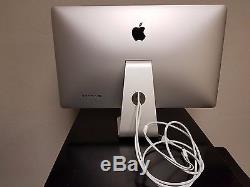 Apple Cinema Thunderbolt Display 27 LED LCD A1407 WithSpeakers & Stand 2560x1440